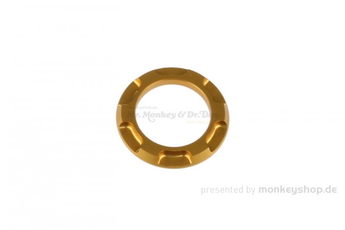 Kitaco Zündschlossring CNC Alu gold eloxiert f. MSX