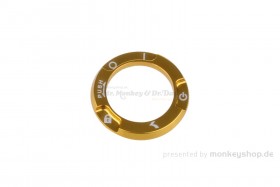 Kitaco Zündschlossring CNC Alu gold eloxiert f. Monkey 125