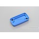 Daytona Deckel Bremspumpe 2-farbig eloxiert blau schwarz f. HONDA (H)