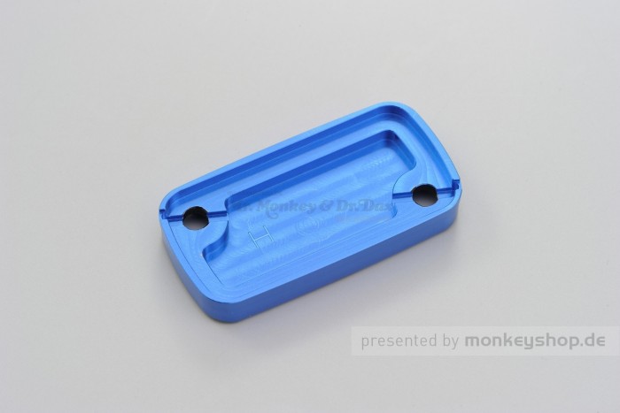 Daytona Deckel Bremspumpe 2-farbig eloxiert blau schwarz f. HONDA (H)