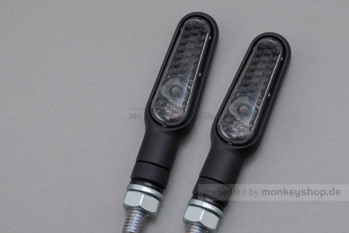 Daytona D-Light LED-Blinker Paar (schwarz matt / smoke)