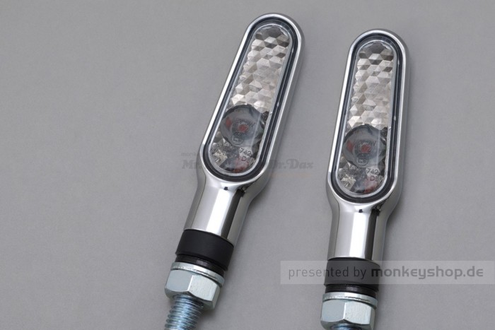 Daytona D-Light LED-Blinker Paar (chrome / smoke)