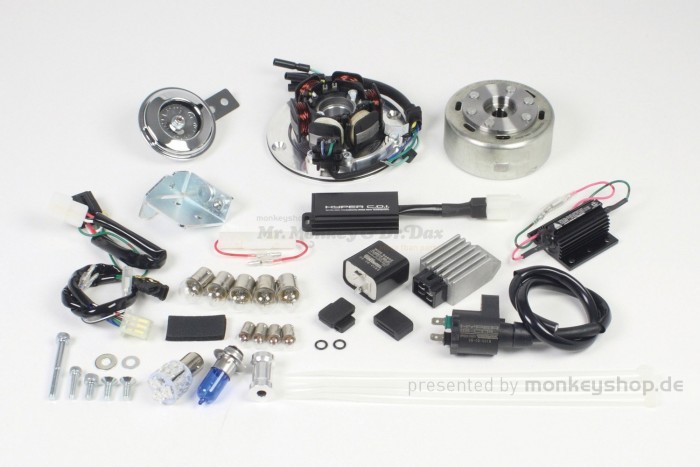 Takegawa Super Street Outer Rotor 12 V CDI Zündung Umbausatz f. 6 V Unterbrecherzündung