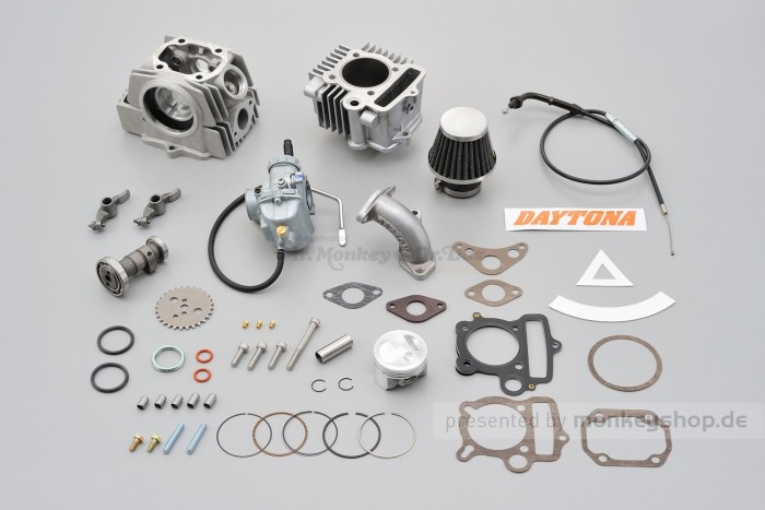 Daytona SOHC 2-Valve New Hyper Head 88 cc + Keihin PC20 Vergaser Kit