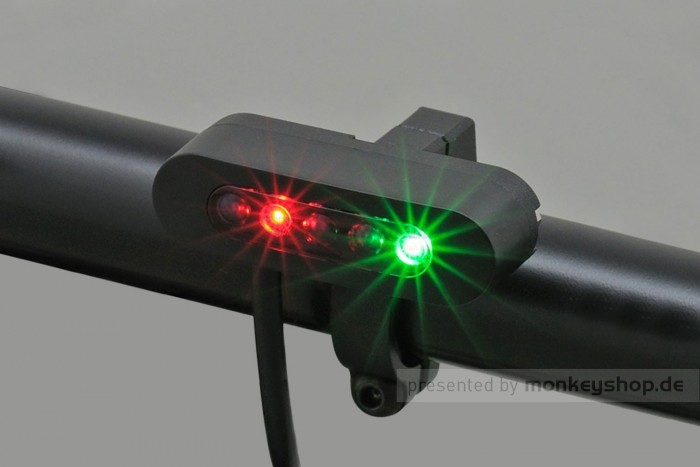 Daytona Alpha LED Kontrollleuchteneinheit schwarz