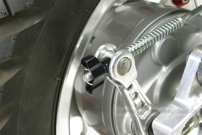 Takegawa Einstellmutter Bremse Alu CNC schwarz