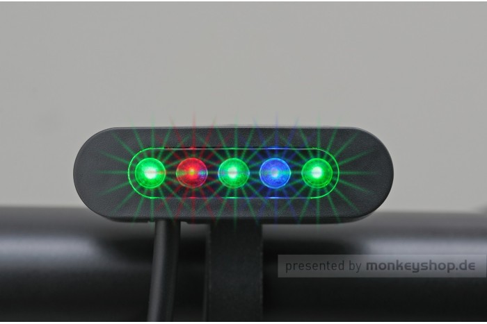 Daytona Alpha LED Kontrollleuchteneinheit schwarz