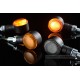 Daytona D-Light SOL-W LED-Blinker Paar integr. Rücklicht Bremslicht (schwarz matt / smoke)