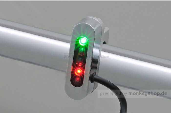 Daytona Alpha LED Kontrollleuchteneinheit chrom