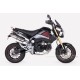 Kitaco Edelstahl Auspuffanlage "GPR" mit Krümmer f. MSX 125