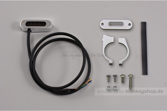 Daytona Alpha LED Kontrollleuchteneinheit chrom