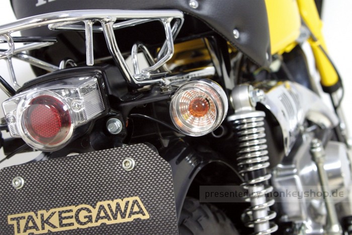 Takegawa "BLAZE" Blinker Glas klar m. Glühlampen 2er Set f. Monkey + Gorilla 12V