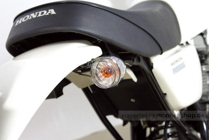 Takegawa "BLAZE" Blinker Glas klar m. Glühlampen 2er Set f. Monkey + Gorilla 12V