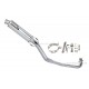 NHRC Auspuffanlage Aluminium silber untenliegend f. Monkey 125