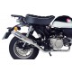 NHRC Auspuffanlage Aluminium silber untenliegend f. Monkey 125