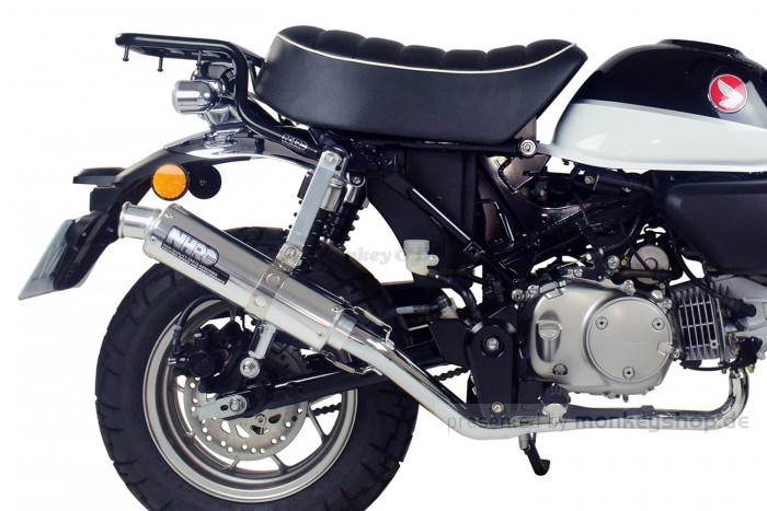 NHRC Auspuffanlage Aluminium silber untenliegend f. Monkey 125