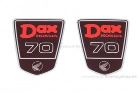 Dax 70 Rahmen Emblem Aufkleber Satz f. Dax 6 Volt