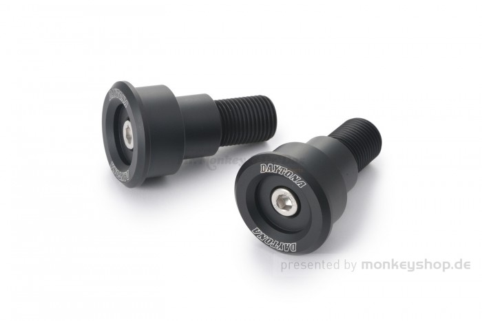 Daytona "D-MIRROR" Lenkerenden Spiegel Adapter Yamaha-1 schwarz