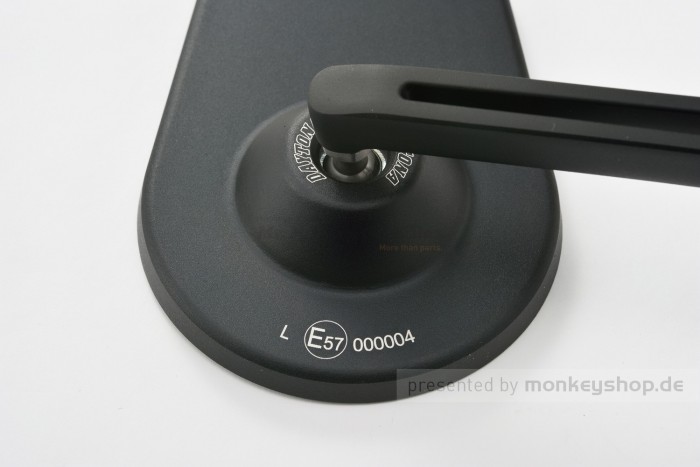 Daytona "D-MIRROR-5" Aluminium Seitenspiegel schwarz PAN