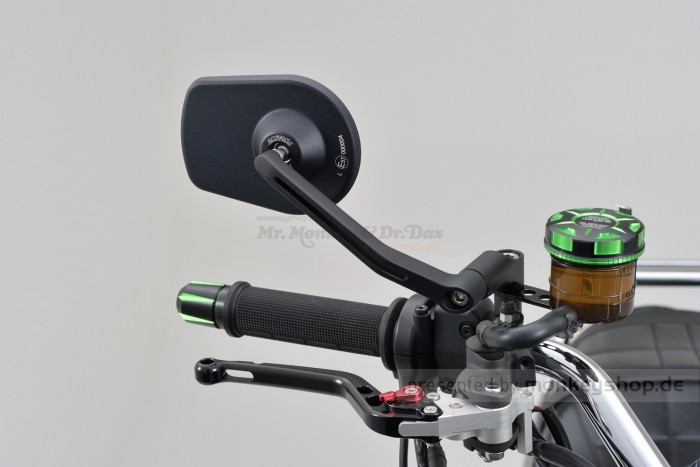 Daytona "D-MIRROR-5" Aluminium Seitenspiegel schwarz PAN