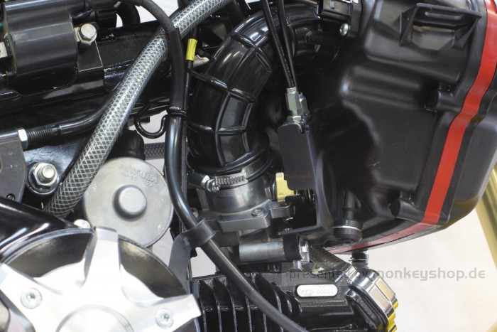 Takegawa Tuning Drosselklappe 34mm (Big Throttle Body) für 4-Valve (4V+R) Zylinderkopf Honda MSX