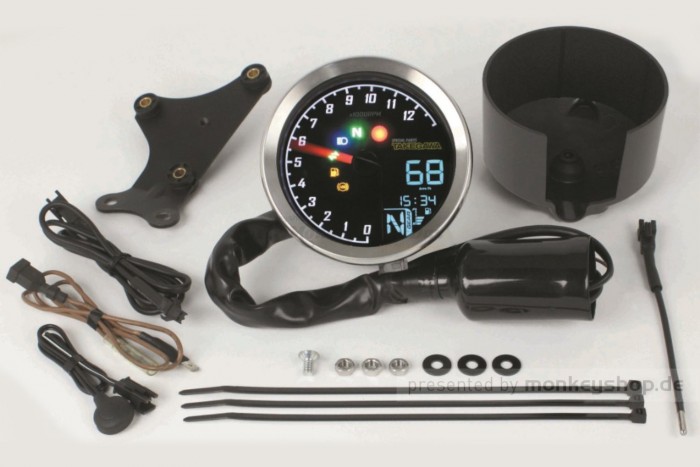Takegawa Kombi Instrument Tachometer Super Multi DN f. Monkey 125