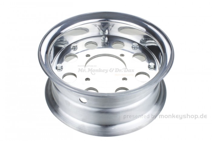 Kepspeed 3.00x8 Felge Aluminium poliert 2-teilig f. Monkey