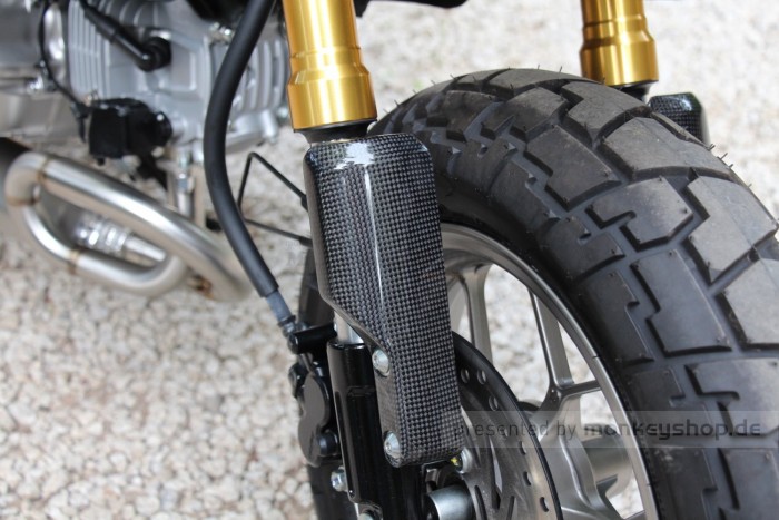 TYGA Carbon Fork Guards Gabelschützer Set f. Monkey 125