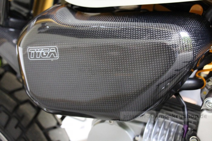 TYGA Carbon Luftfilterabdeckung Airbox Cover Set f. Monkey 125