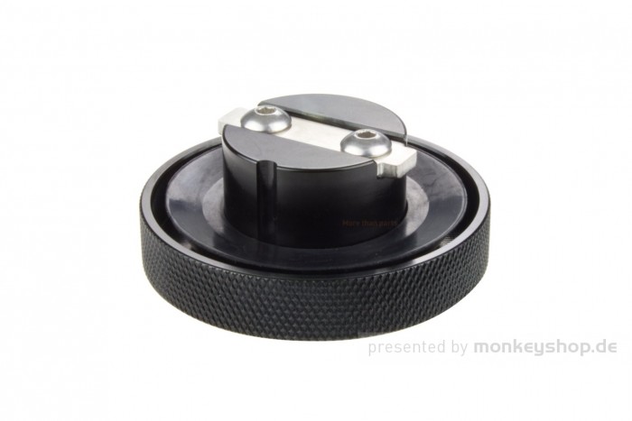 Tankdeckel Aluminium CNC schwarz f. Replika Monkey