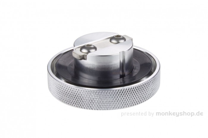 Tankdeckel Aluminium CNC silber f. Replika Monkey