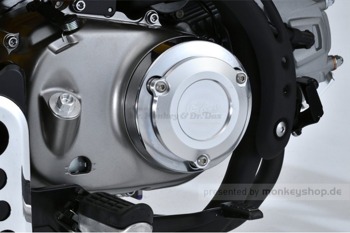 G-Craft Schutz f. Kupplungsdeckel Alu CNC silber eloxiert f. Monkey + Super Cub 125