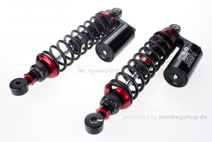 YSS Gasdruck Stoßdämpfer Paar 60-90kg schwarz mit ABE f. Monkey 125