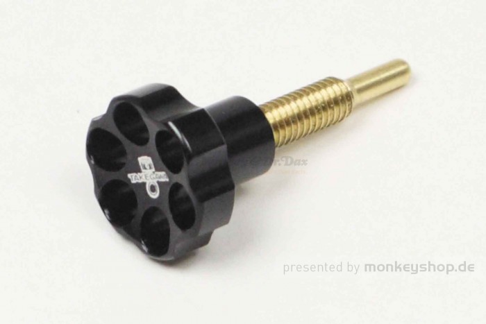 Takegawa Alu CNC Vergasereinstellschraube schwarz f. Keihin PD22 PE24 PE26 PE28