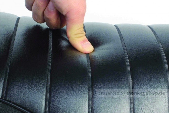 Takegawa Sitzbank flach Typ Tuck Roll schwarz f. Monkey 125