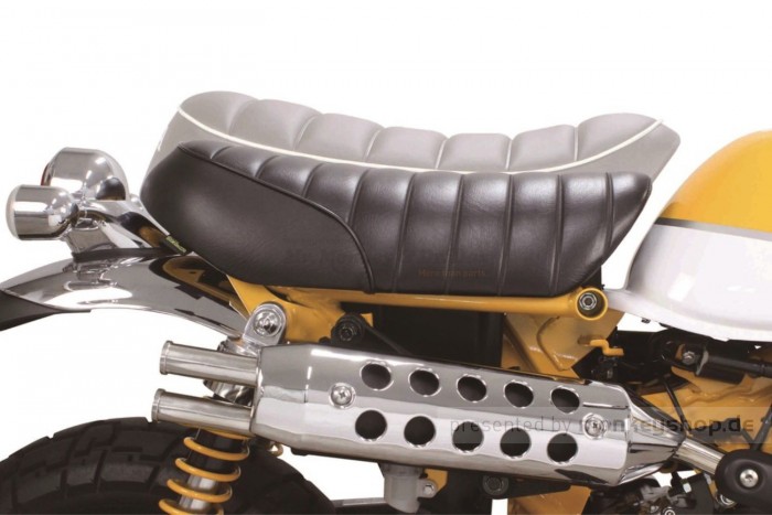 Takegawa Sitzbank flach Typ Tuck Roll schwarz f. Monkey 125