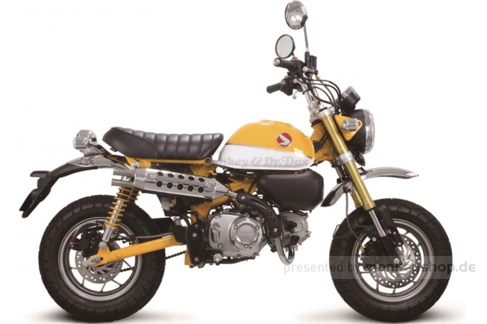 Takegawa Sitzbank flach Typ Tuck Roll schwarz f. Monkey 125