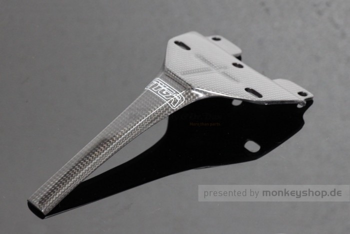 TYGA Carbon Kennzeichenhalter Licenseplate holder tidy f. Monkey 125