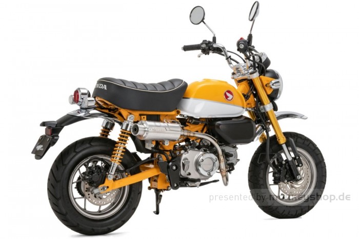 DELTA Barrel 4S Edelstahl / Aluminium Auspuffanlage silber f. Monkey 125