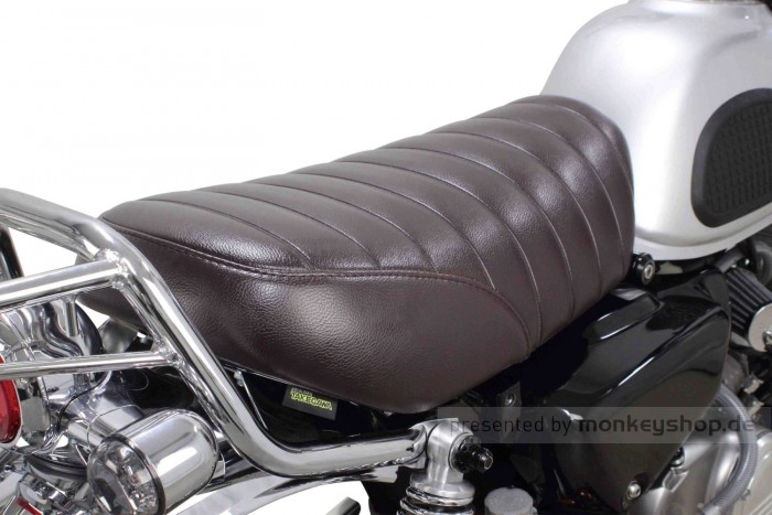 Takegawa Sitzbank flach Typ Tuck Roll dunkelbraun f. Monkey 125
