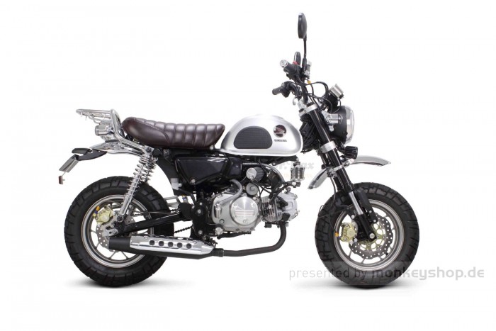 Takegawa Sitzbank flach Typ Tuck Roll dunkelbraun f. Monkey 125