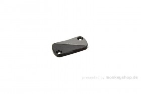 Cover Deckel Bremspumpe CNC Alu schwarz eloxiert f. Monkey 125 + MSX