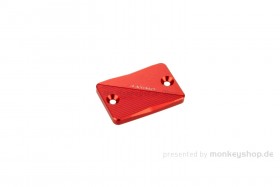 Cover Deckel Bremspumpe CNC Alu rot eloxiert f. Super Cub 125 + MSX