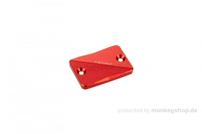 Cover Deckel Bremspumpe CNC Alu rot eloxiert f. Super Cub 125 + MSX