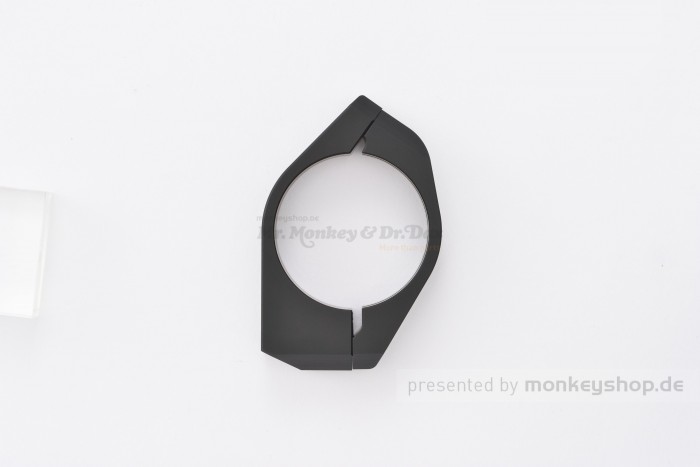 Daytona Gabel Klemmen Set 47mm Aluminium schwarz zur Blinker Montage M8