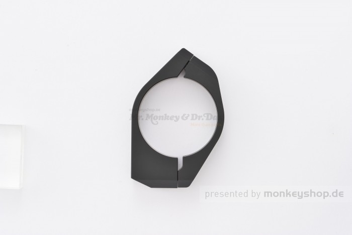 Daytona Gabel Klemmen Set 48mm Aluminium schwarz zur Blinker Montage M8