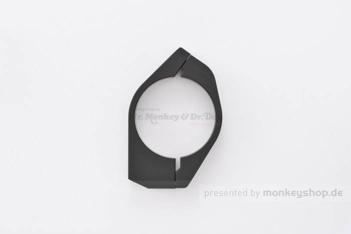 Daytona Gabel Klemmen Set 49mm Aluminium schwarz zur Blinker Montage M8