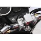 Daytona Universalhalter Lenkerklemme Aluminium silber eloxiert