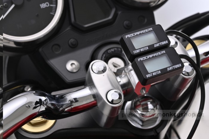 Daytona Universalhalter Lenkerklemme Aluminium silber eloxiert