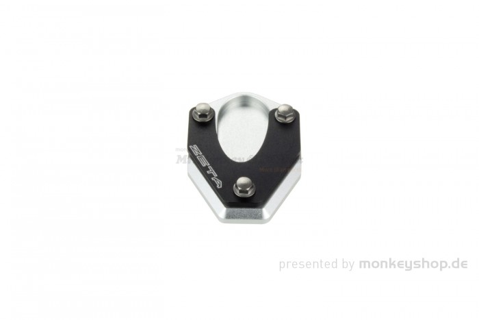 ZETA Seitenständer Platte Aluminium CNC f. MSX + Monkey 125